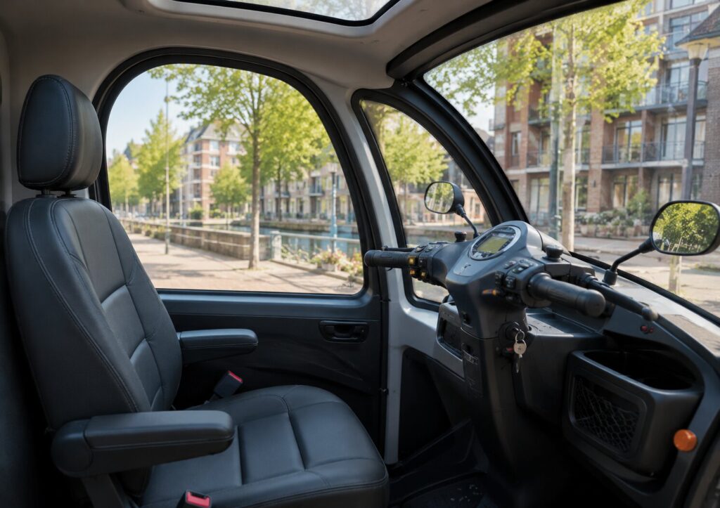 gesloten scootmobiel