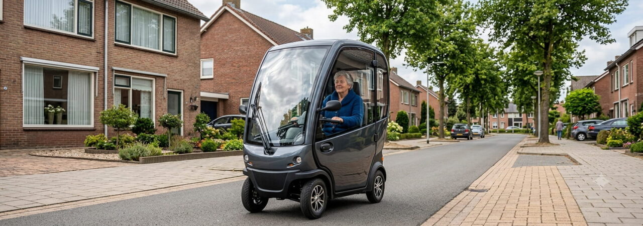 gesloten scootmobiel