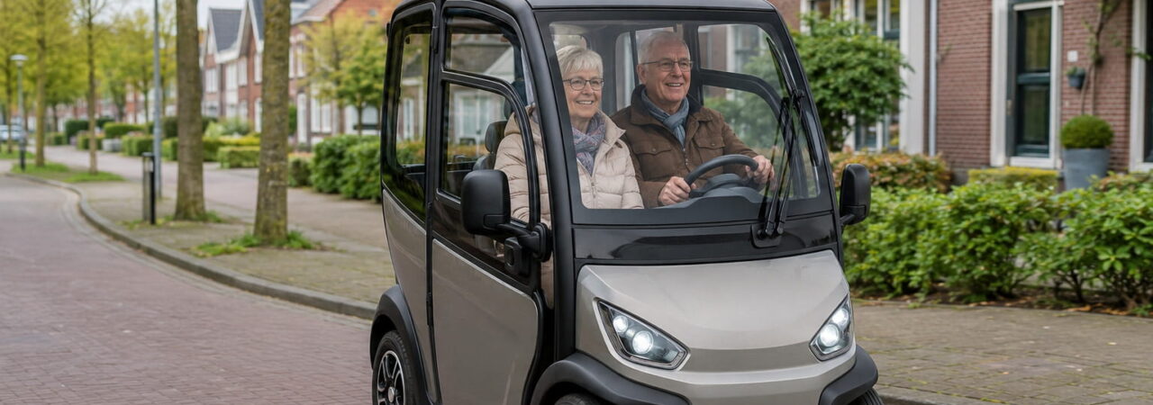 scootmobiel 2 personen overdekt