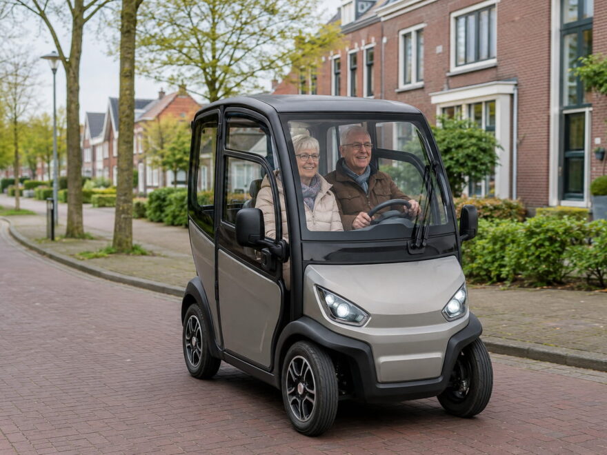scootmobiel 2 personen overdekt