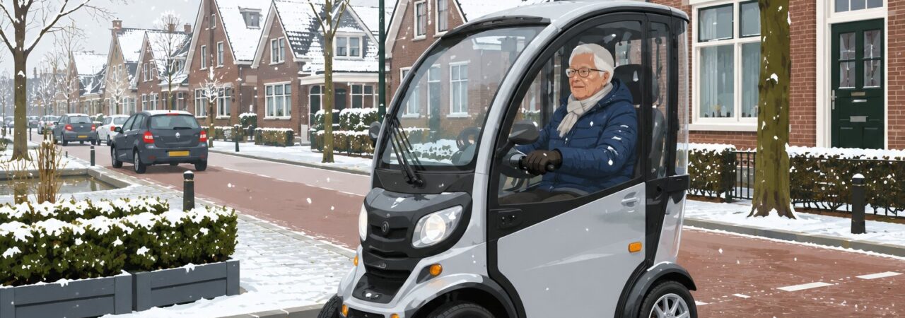 scootmobiel accu in de winter