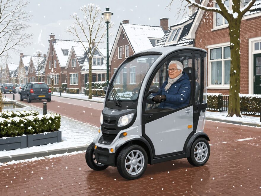 scootmobiel accu in de winter