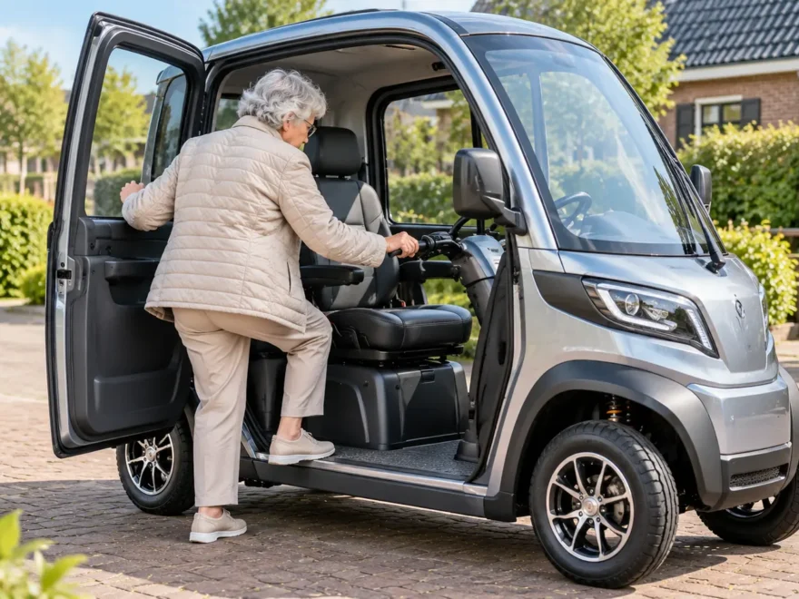 instappen cabine scootmobiel
